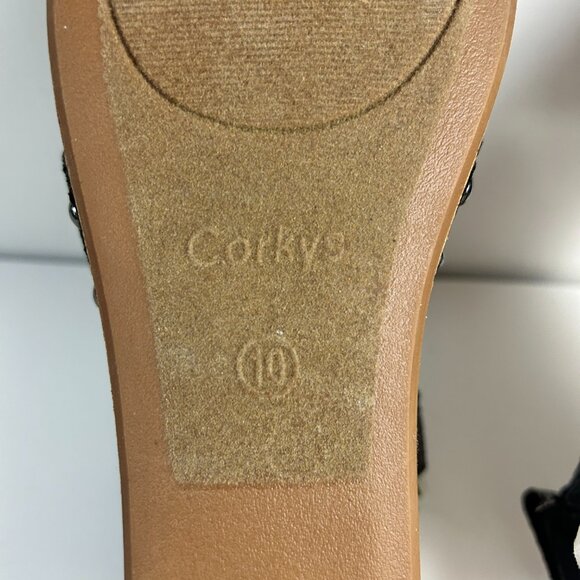 NWOT Boutique by Corkys Sandals 10 Metallic Shore Wedge Strappy - Picture 10 of 13